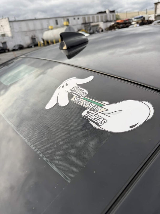 WWT FXCK YO TEAM window decal