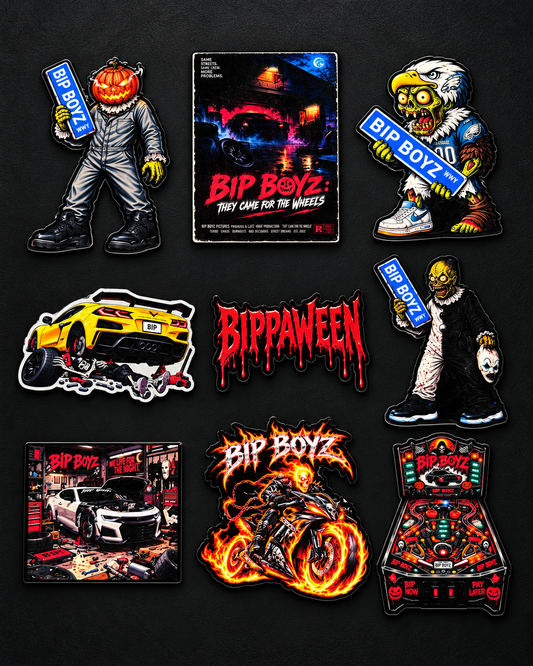 BIP BOYZ HALLOWEEN STICKER SHEET