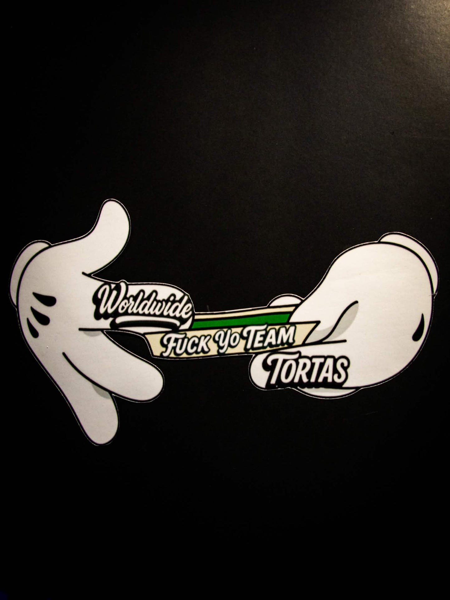 WWT FXCK YO TEAM window decal