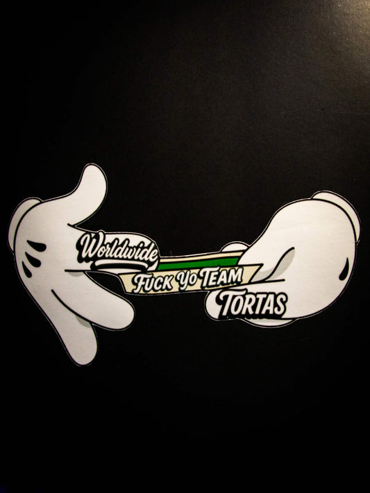 WWT FXCK YO TEAM window decal