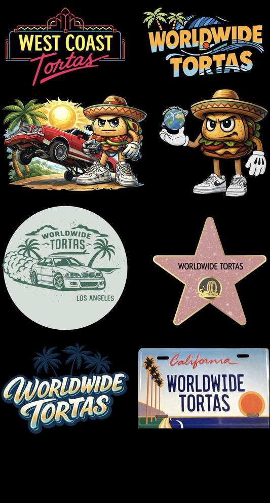 CALI STICKER SHEET