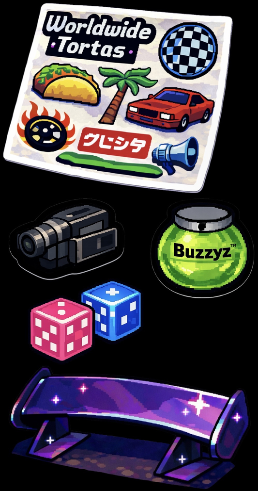 RETRO STICKER SHEET